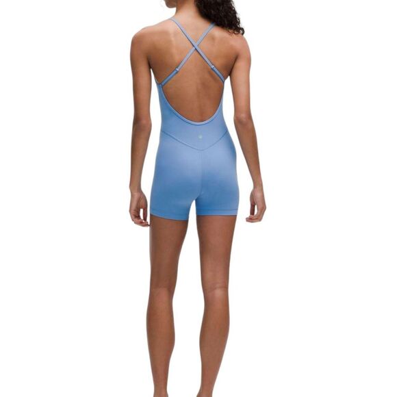 Lululemon Align Cross-Back Bodysuit 4" Pool Party - Picture 3 of 8